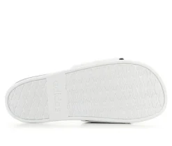 New Adidas Adults' Adilette Comfort Print Sport Slides