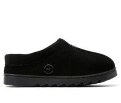 Clearance Dearfoams Doreen Suede Clog Slippers