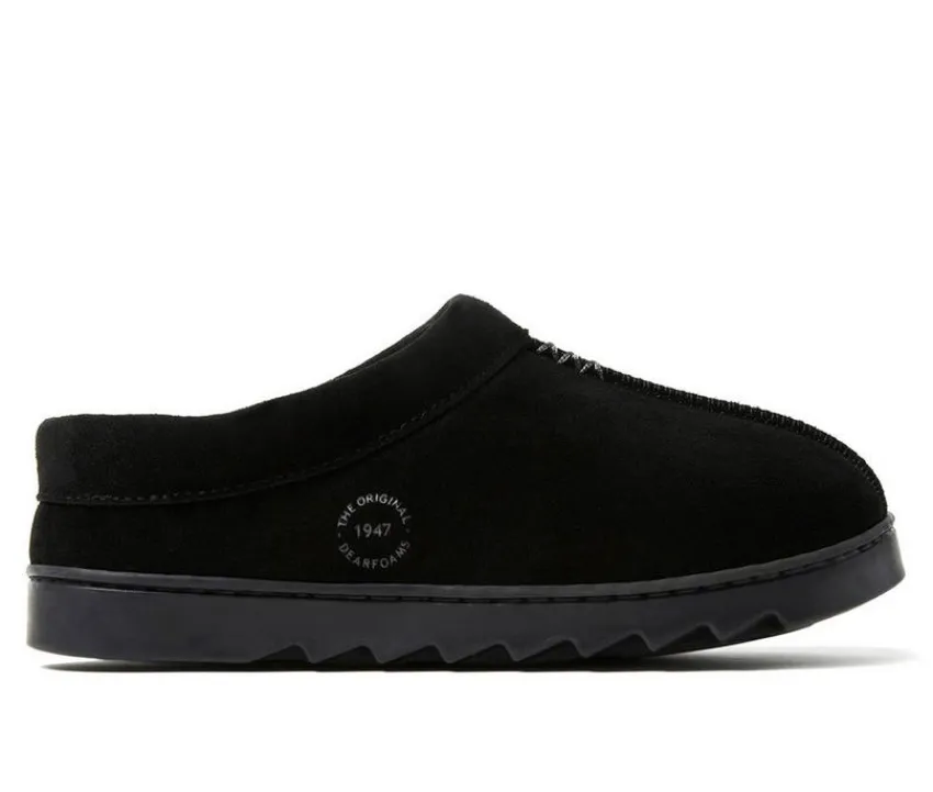 Clearance Dearfoams Doreen Suede Clog Slippers