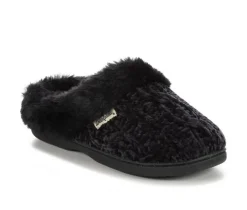 Clearance Dearfoams Cable Knit Chenille Slippers