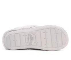 Clearance Dearfoams Cable Knit Chenille Slippers