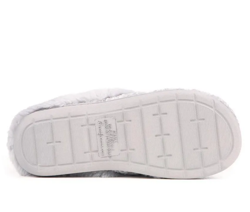 Clearance Dearfoams Cable Knit Chenille Slippers