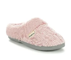 Hot Dearfoams Cable Knit Chenille Slippers