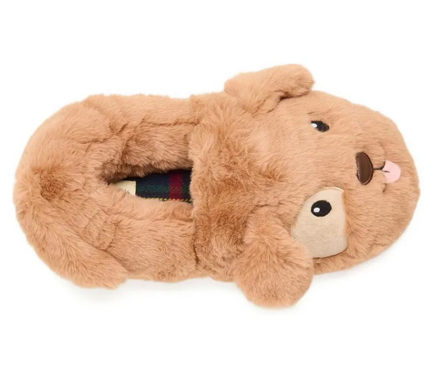 Outlet Dearfoams Critter Closed Back Slippers