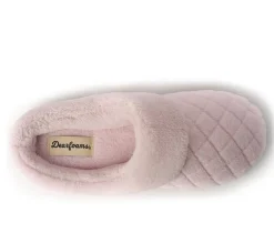 Outlet Dearfoams Libby Quilted Terry Clog Slippers
