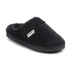 Hot Dearfoams Libby Quilted Terry Clog Slippers