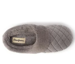 Sale Dearfoams Libby Quilted Terry Clog Slippers