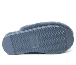 Best Fireside by Dearfoams Women's Shelly Beach Shearling Scuff Slippers