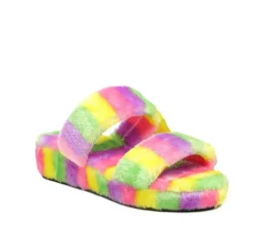 Outlet London Rag Smoothie Slipper Sandals