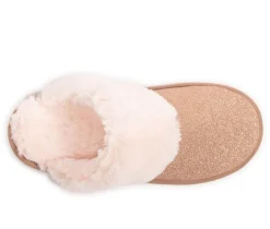 Sale MUK LUKS Angled Sparkle Scruff Slippers