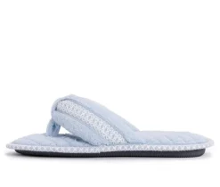 Outlet MUK LUKS Darlene Micro Chenille Thong Slippers