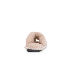 Best MUK LUKS Darlene Micro Chenille Thong Slippers