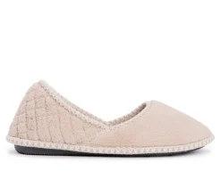 MUK LUKS Women's Beverly Micro Chenille Slip-on Slippers