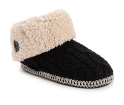 New MUK LUKS Women's Melinda Bootie Slippers