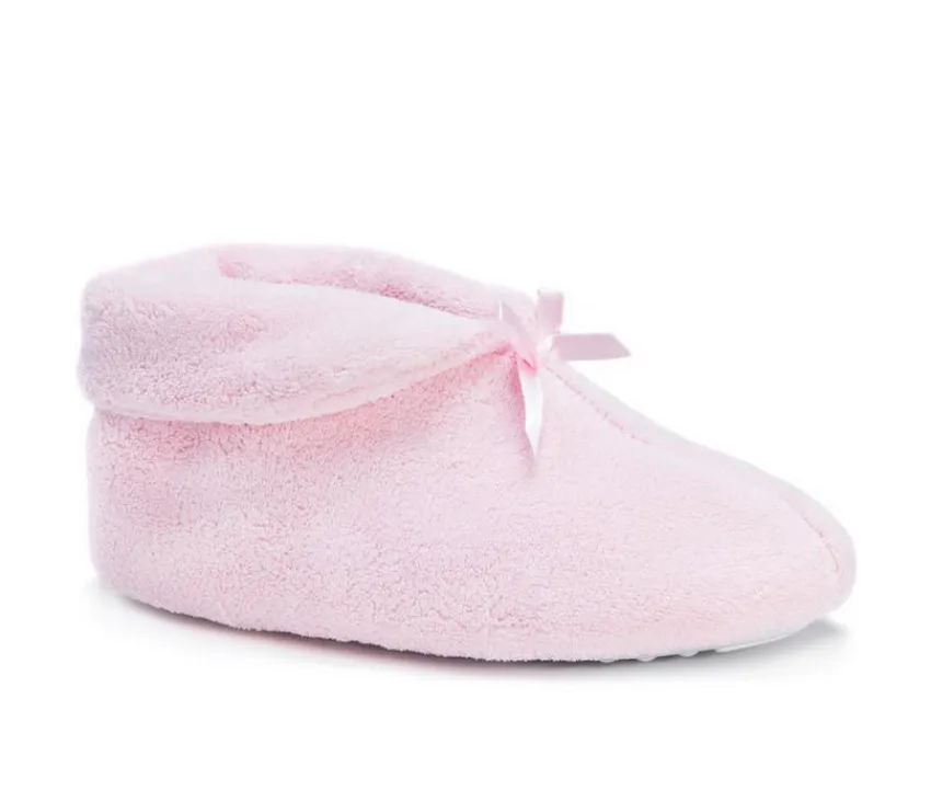Clearance MUK LUKS Women's Terry Cuff Slipper Booties