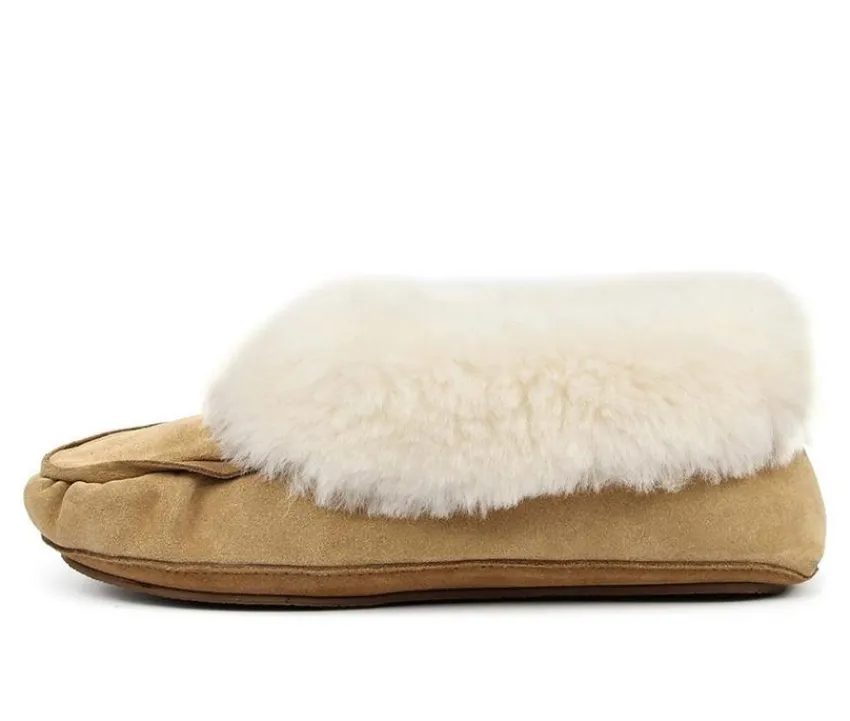 Clearance Superlamb Navajo Moccasin Slippers