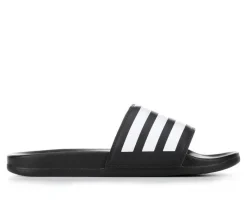 New Adidas Women's Adilette Comfort Stripe Sport Slides