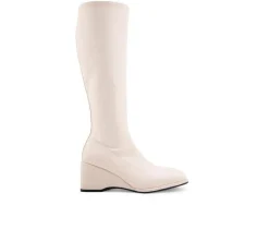 Hot Aerosoles Women's Angela Knee High Wedge Boots