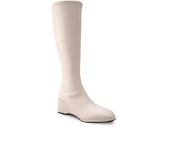 Hot Aerosoles Women's Angela Knee High Wedge Boots