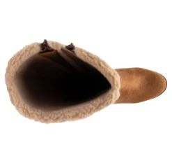 Aerosoles Women's Binocular Shearling Tall Winter Wedge Boots