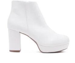 Hot Chelsea Crew Women's Disco Platform Heeled Booties