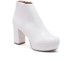 Hot Chelsea Crew Women's Disco Platform Heeled Booties