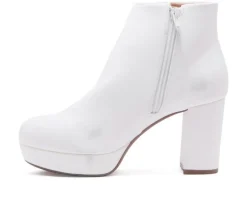 Hot Chelsea Crew Women's Disco Platform Heeled Booties