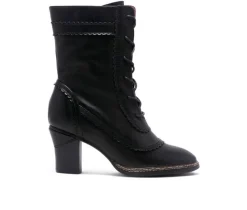 Hot Chelsea Crew Women's Glimpse Mid Calf Lace Up Heeled Boots
