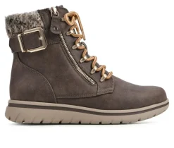 Hot Cliffs by White Mountain Women's Hearten Lace Up Booties