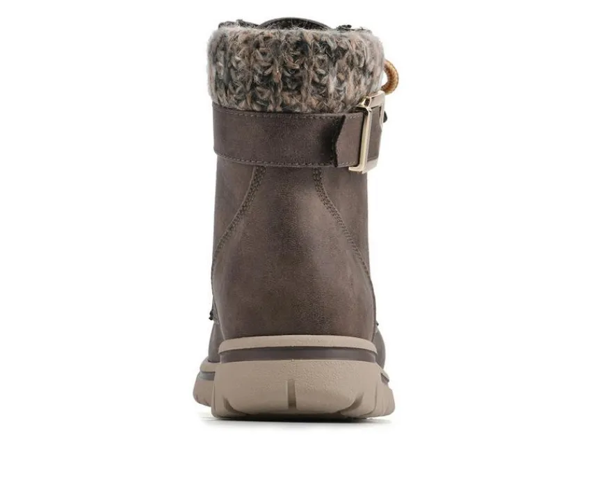 Hot Cliffs by White Mountain Women's Hearten Lace Up Booties