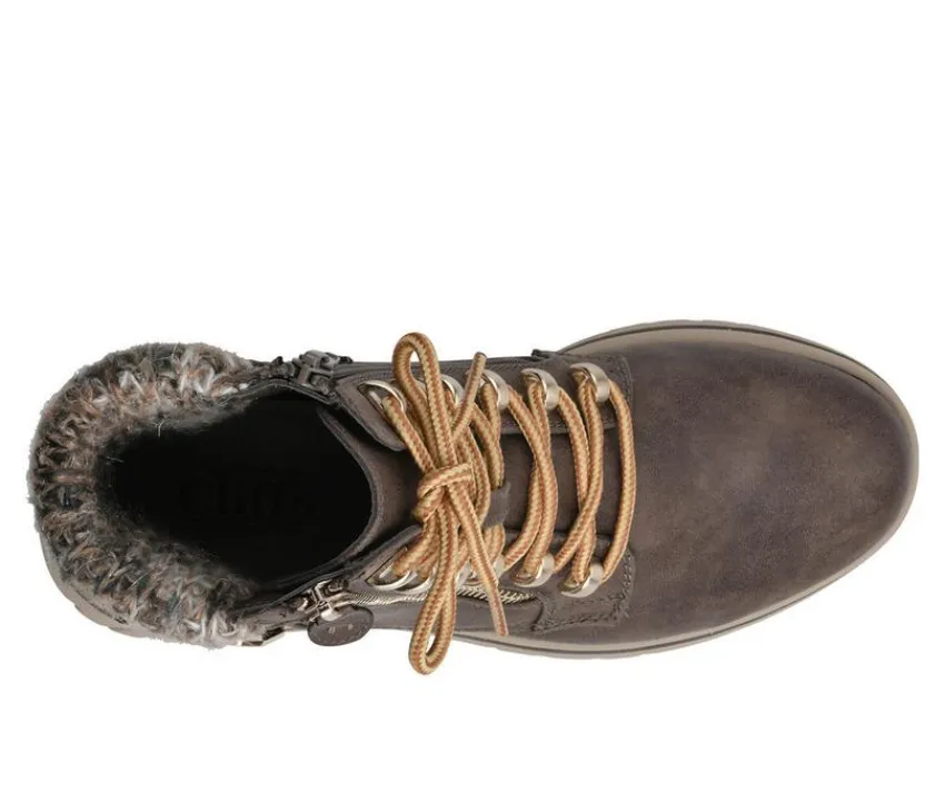 Hot Cliffs by White Mountain Women's Hearten Lace Up Booties