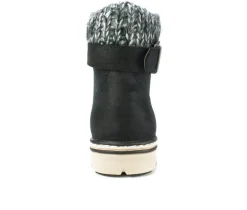 New Cliffs by White Mountain Women's Kelsie Lace-Up Booties