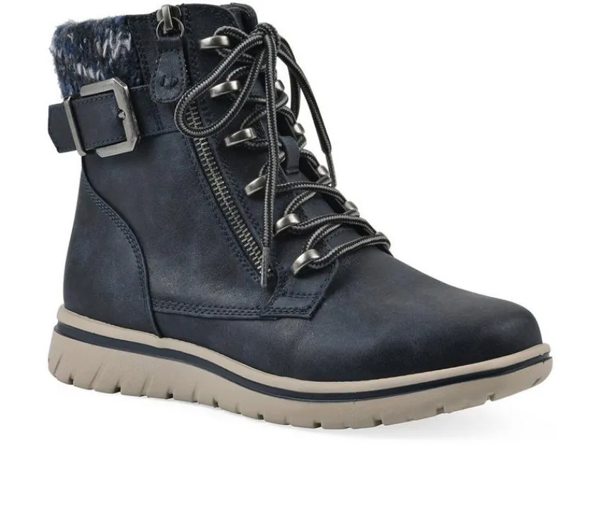 Clearance Cliffs by White Mountain Women's Hearten Lace Up Booties