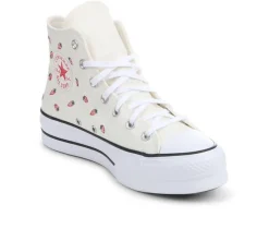 Sale Converse Women's Chuck Taylor All Star Lift Hi Strawberry Sneakers