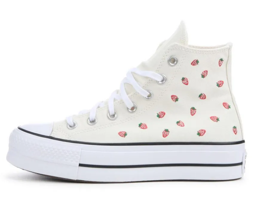Sale Converse Women's Chuck Taylor All Star Lift Hi Strawberry Sneakers