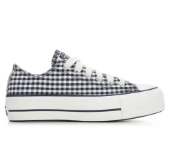 Converse Women's Chuck Taylor All Star Lift Ox Gingham Platform Sneakers