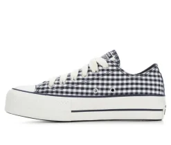 Converse Women's Chuck Taylor All Star Lift Ox Gingham Platform Sneakers