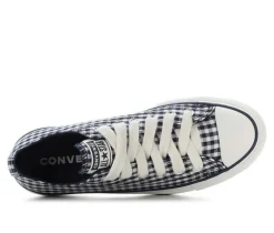 Converse Women's Chuck Taylor All Star Lift Ox Gingham Platform Sneakers