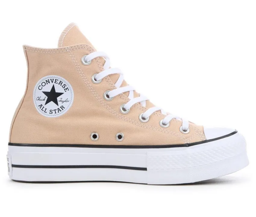 Sale Converse Women's Chuck Taylor Seasonal Lift Hi Sustainable Platform Sneakers
