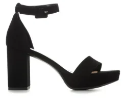 New Delicious Women's Century Block-Heel Sandals