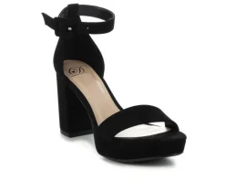 New Delicious Women's Century Block-Heel Sandals