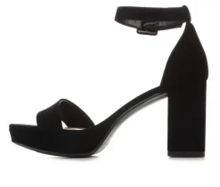 New Delicious Women's Century Block-Heel Sandals