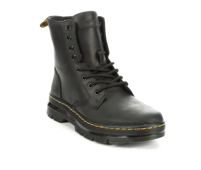 Outlet Dr. Martens Women's Combs Leather Combat Boots