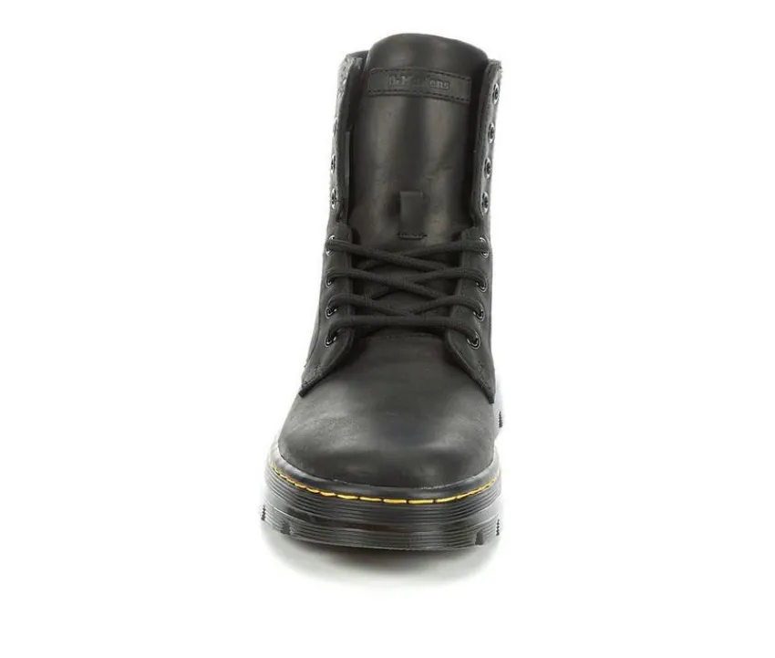 Outlet Dr. Martens Women's Combs Leather Combat Boots