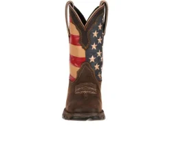 Hot Durango Women's Patriotic Pull On Western Flag Cowboy Boots