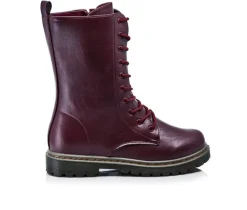 Discount Henry Ferrara Women's B905 Mid Calf Combat Boots