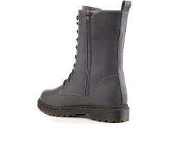 Outlet Henry Ferrara Women's B905 Mid Calf Combat Boots