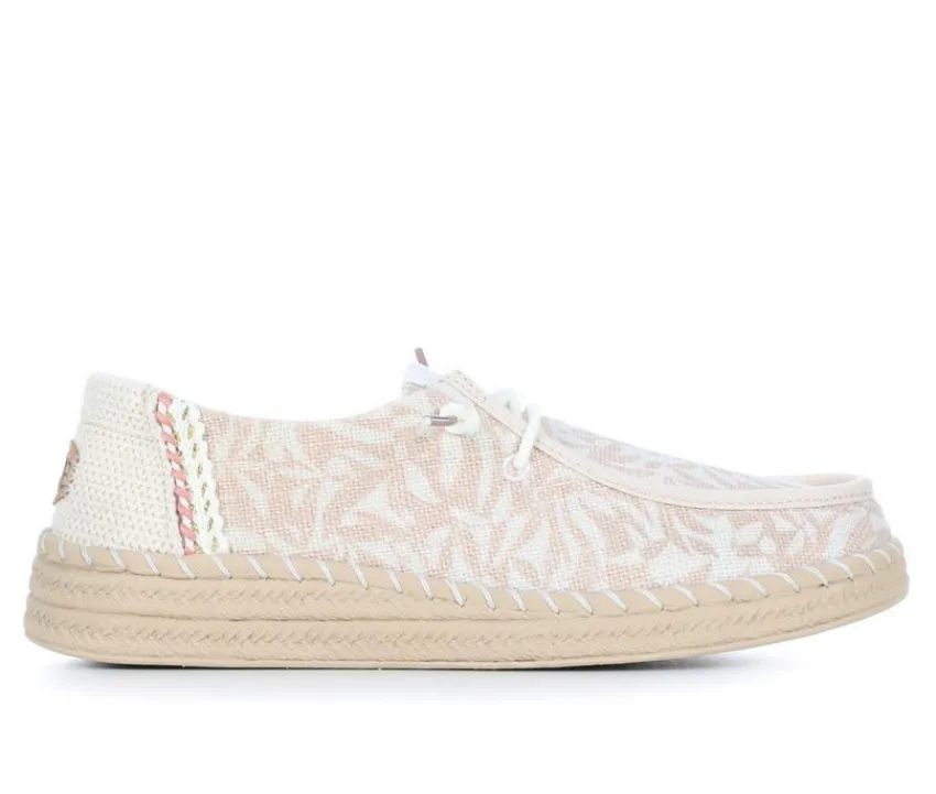 HEYDUDE Women's Wendy Espadrille Retro Palm Casual Shoes