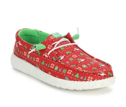 HEYDUDE Women's Wendy Holiday Sweater Slip-on Shoes