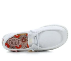 Outlet HEYDUDE Women's Wendy Perf Canvas Casual Shoes